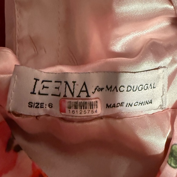 Pink Floral Gown by Mac Duggal - Picture 5 of 5